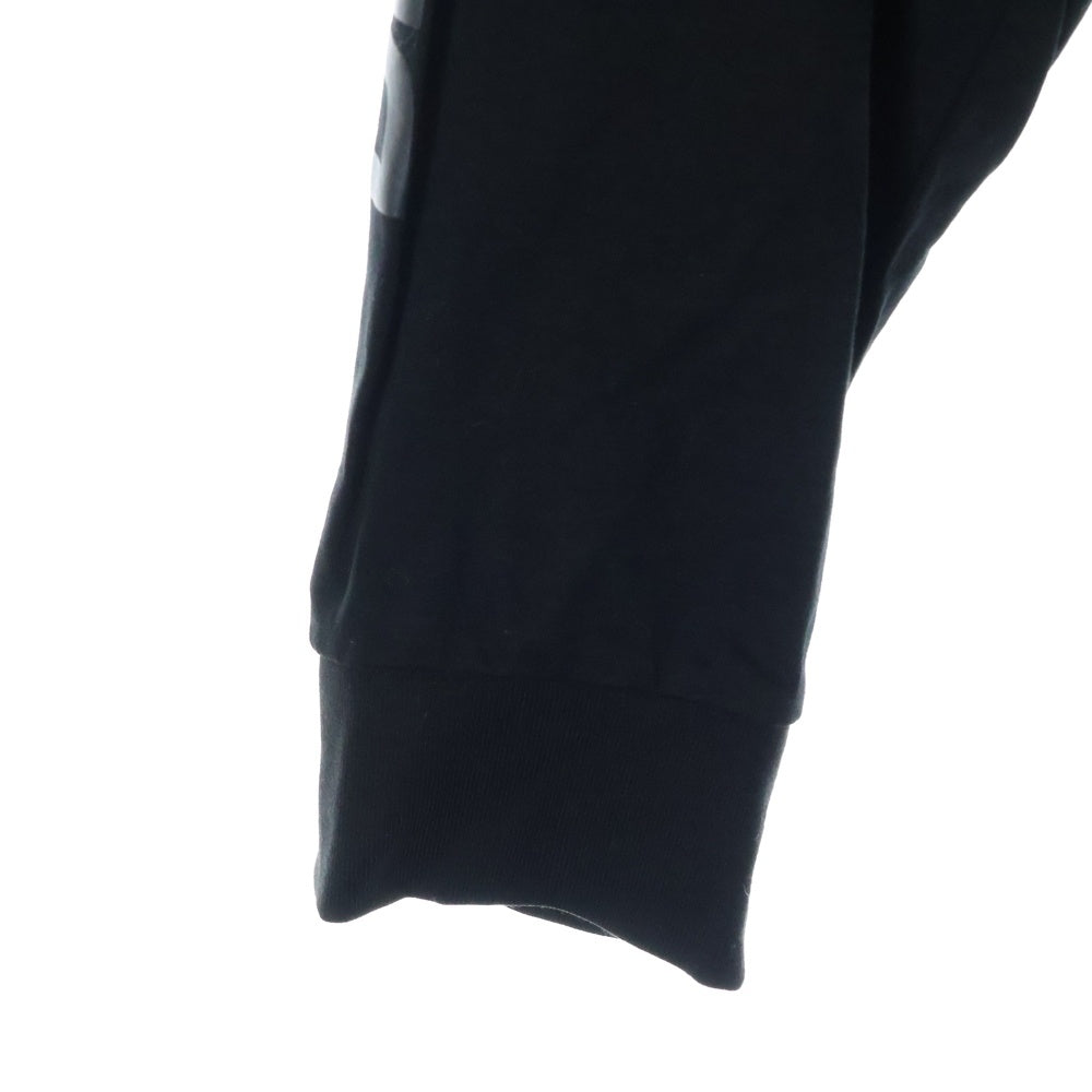 DIESEL(ディーゼル) T-MUST-LS DDDロゴ プリントロングスリーブカットソー 長袖Tシャツ ブラック A12269 0QANW
