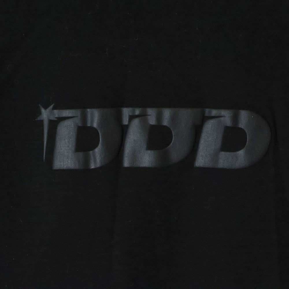 DIESEL(ディーゼル) T-MUST-LS DDDロゴ プリントロングスリーブカットソー 長袖Tシャツ ブラック A12269 0QANW