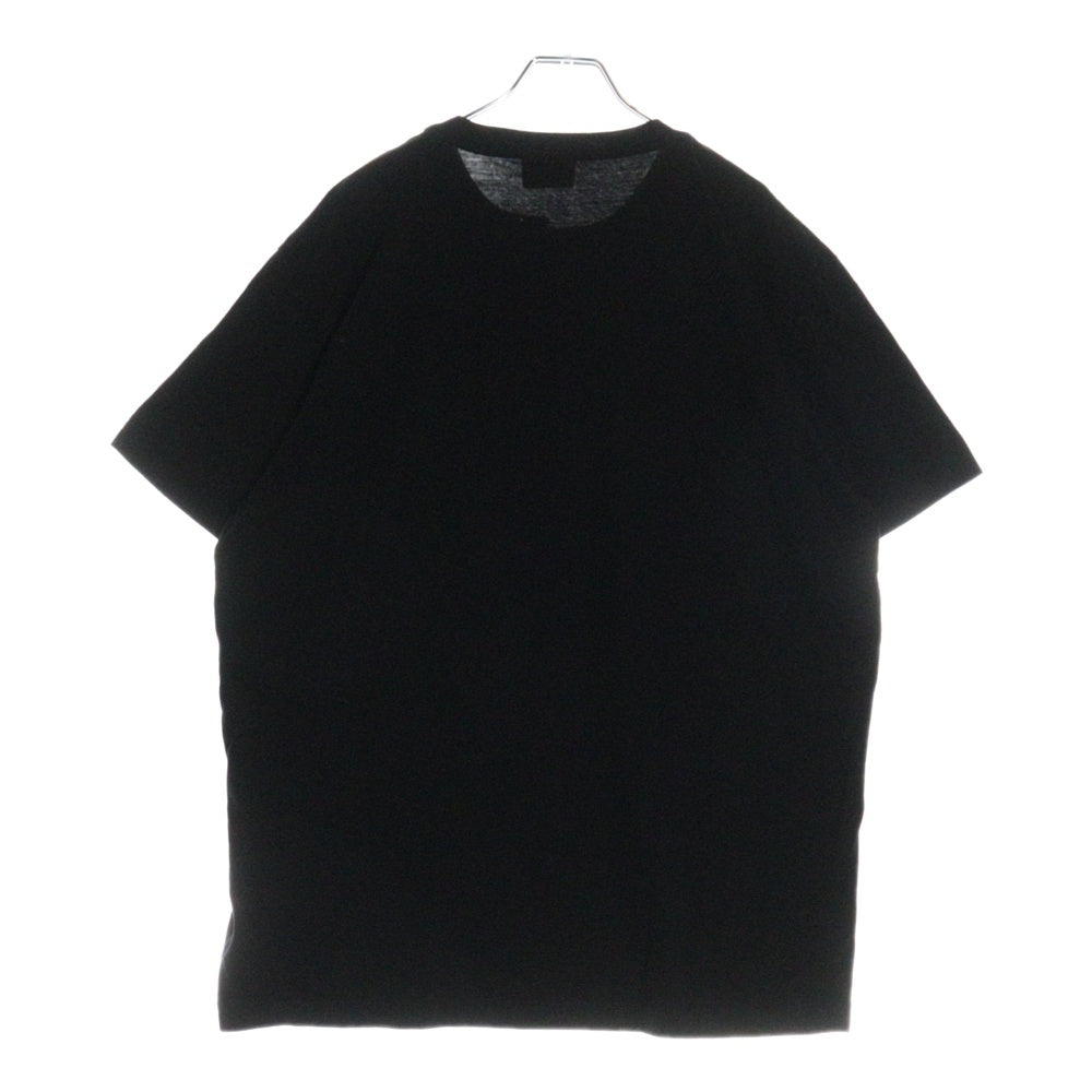 DIESEL(ディーゼル) T-DIEGOR-K75 ワッペンロゴ コットンクルーネックカットソー 半袖Tシャツ ブラック A12503 0GRAI