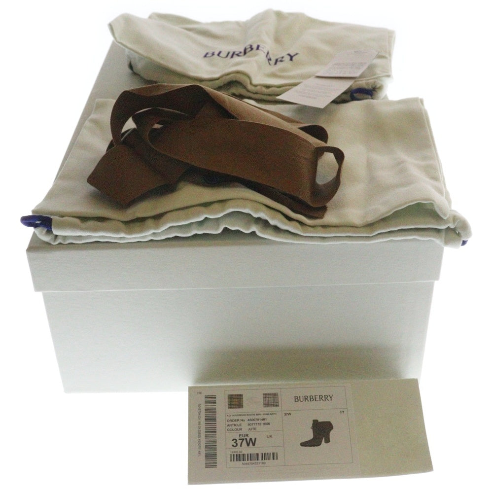 BURBERRY(バーバリー) Storm ストーム ヒール シューズ パンプス ブラウン カーフスエード 8076201