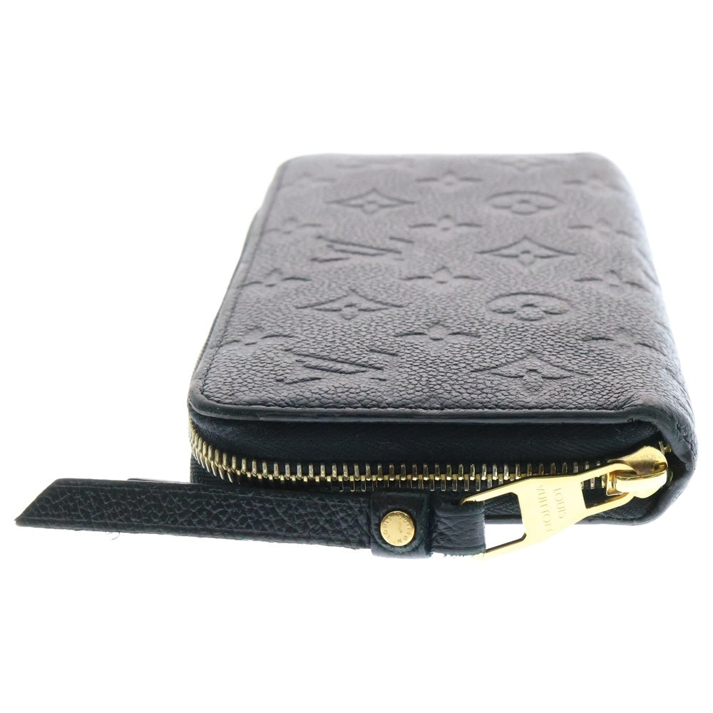 LOUIS VUITTON(ルイヴィトン) アンプラント ジッピーウォレット ロングウォレット カードケース 長財布 ブラック ゴールド金具 レザー M61864