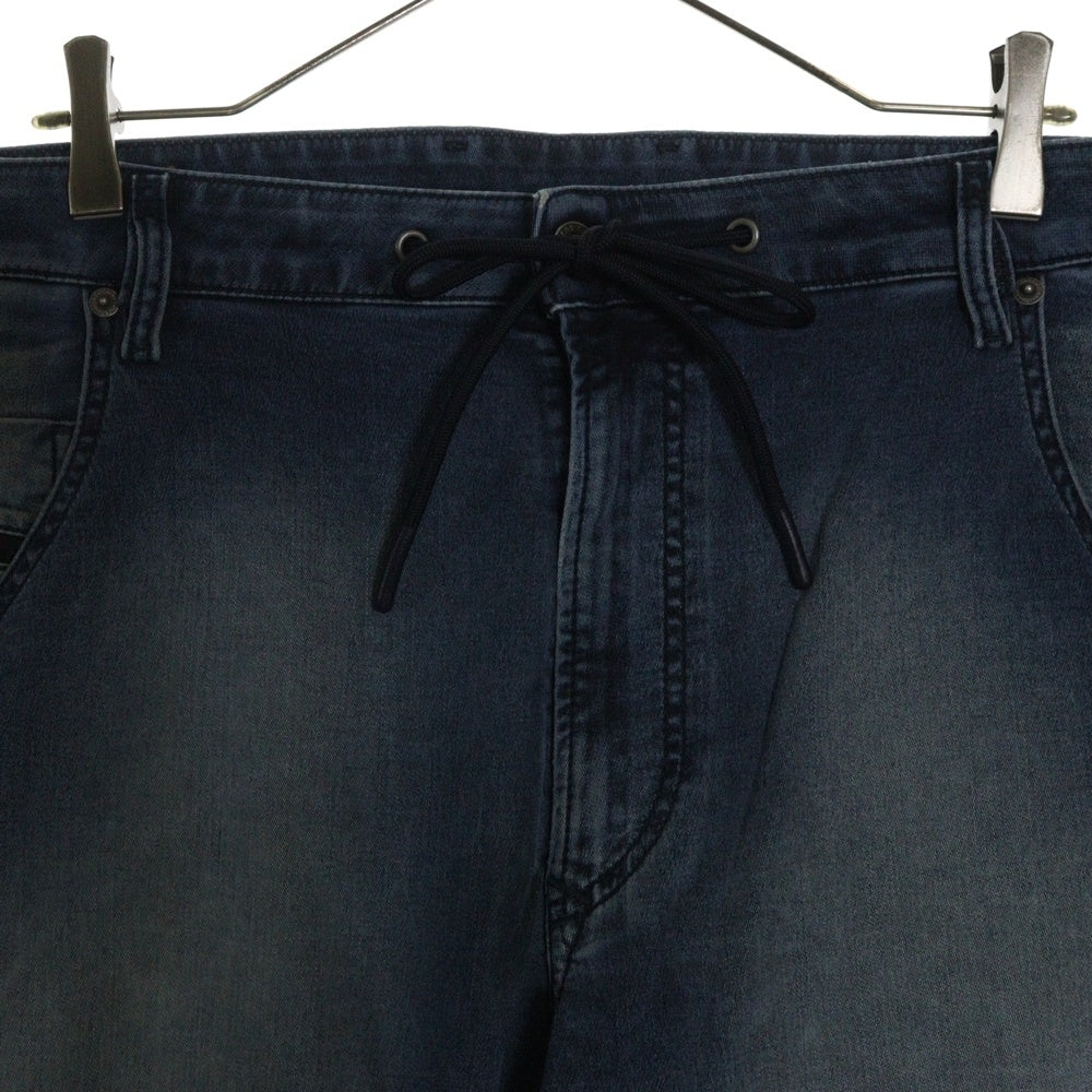 DIESEL(ディーゼル) KROOLEY-Y-NE ユーズド加工 ジョガー ジーンズ スウェットパンツ インディゴ 069ZX