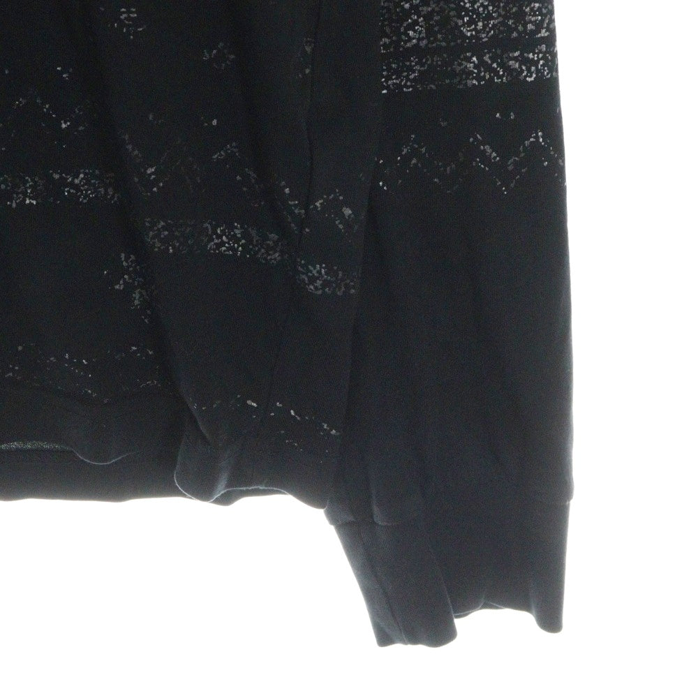 DIESEL(ディーゼル) T-JUST-LS-CX11 ロゴプリント ロングスリーブ 長袖Tシャツ カットソー ブラック RPATI