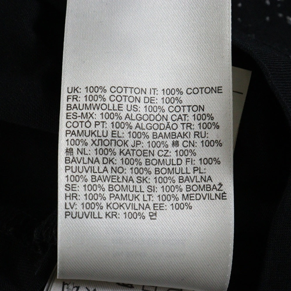 DIESEL(ディーゼル) T-JUST-LS-CX11 ロゴプリント ロングスリーブ 長袖Tシャツ カットソー ブラック RPATI
