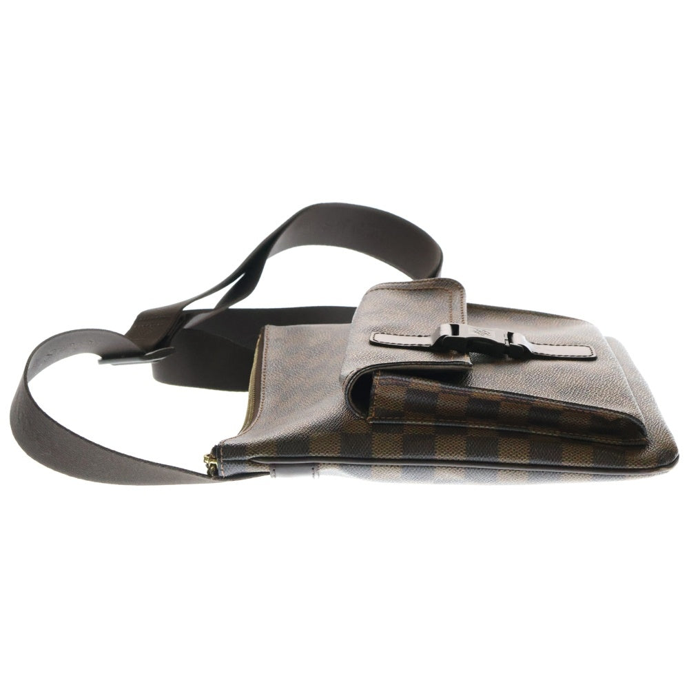 LOUIS VUITTON(ルイヴィトン) ダミエ ポシェット・メルヴィール ショルダーバッグ ポシェット ブラウン ゴールド金具 PVC N51127