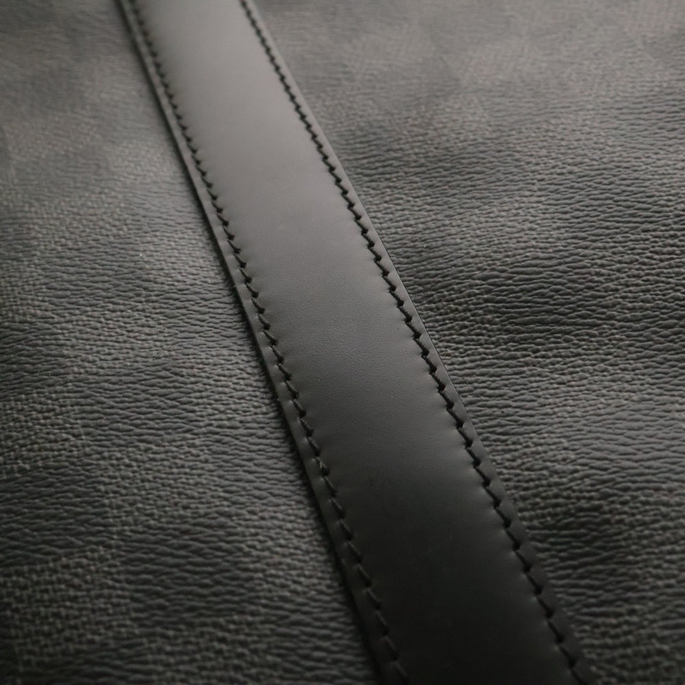 LOUIS VUITTON(ルイヴィトン) ダミエグラフィット キーポルバンドリエール55 2WAY レザーボストンバッグ ショルダーバッグ ブラック N41413