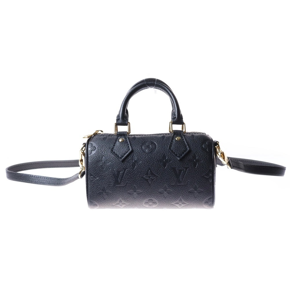 LOUIS VUITTON(ルイヴィトン) アンプラント ナノスピーディ ノワール レザー ショルダーバッグ M82450 ICタイプ