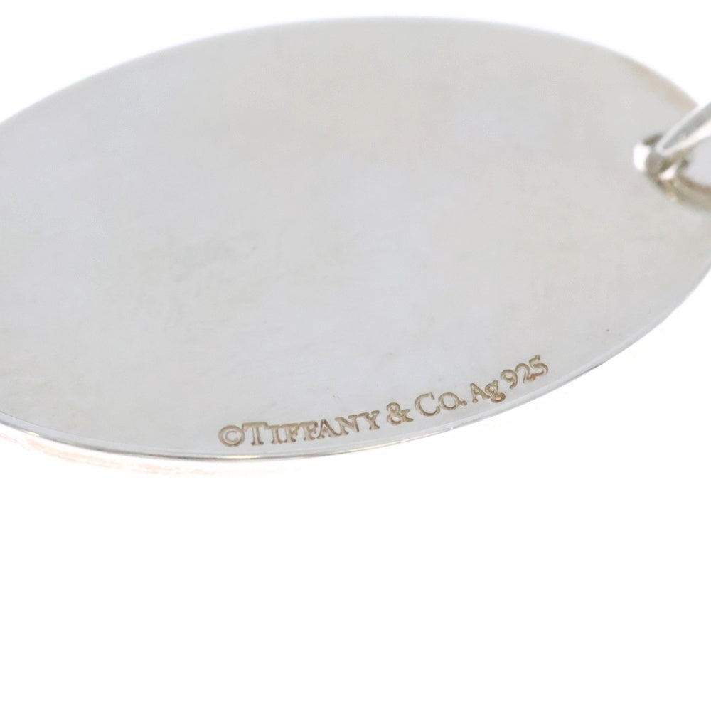 SUPREME(シュプリーム) 21AW× Tiffany & Co. Return to Tiffany Oval Tag Keyring ム×ティファニー コラボ リターン トゥー ティファニー オーバル タグ キーリング バッグチャーム シルバー