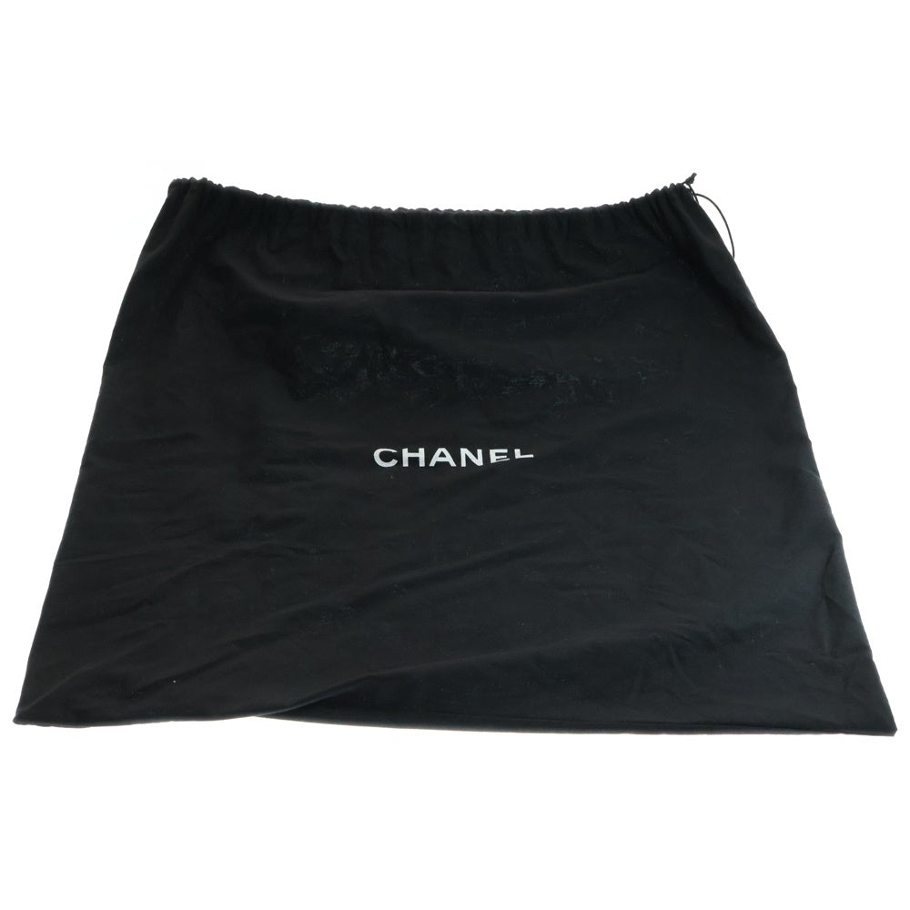 CHANEL(シャネル) カメリア チェーントートバッグ ハンドバッグ ブラック シルバー金具 レザー