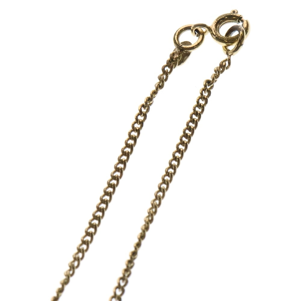 CHANEL(シャネル) ココマーク ネックレス レッド ゴールド金具 GP アクセサリー