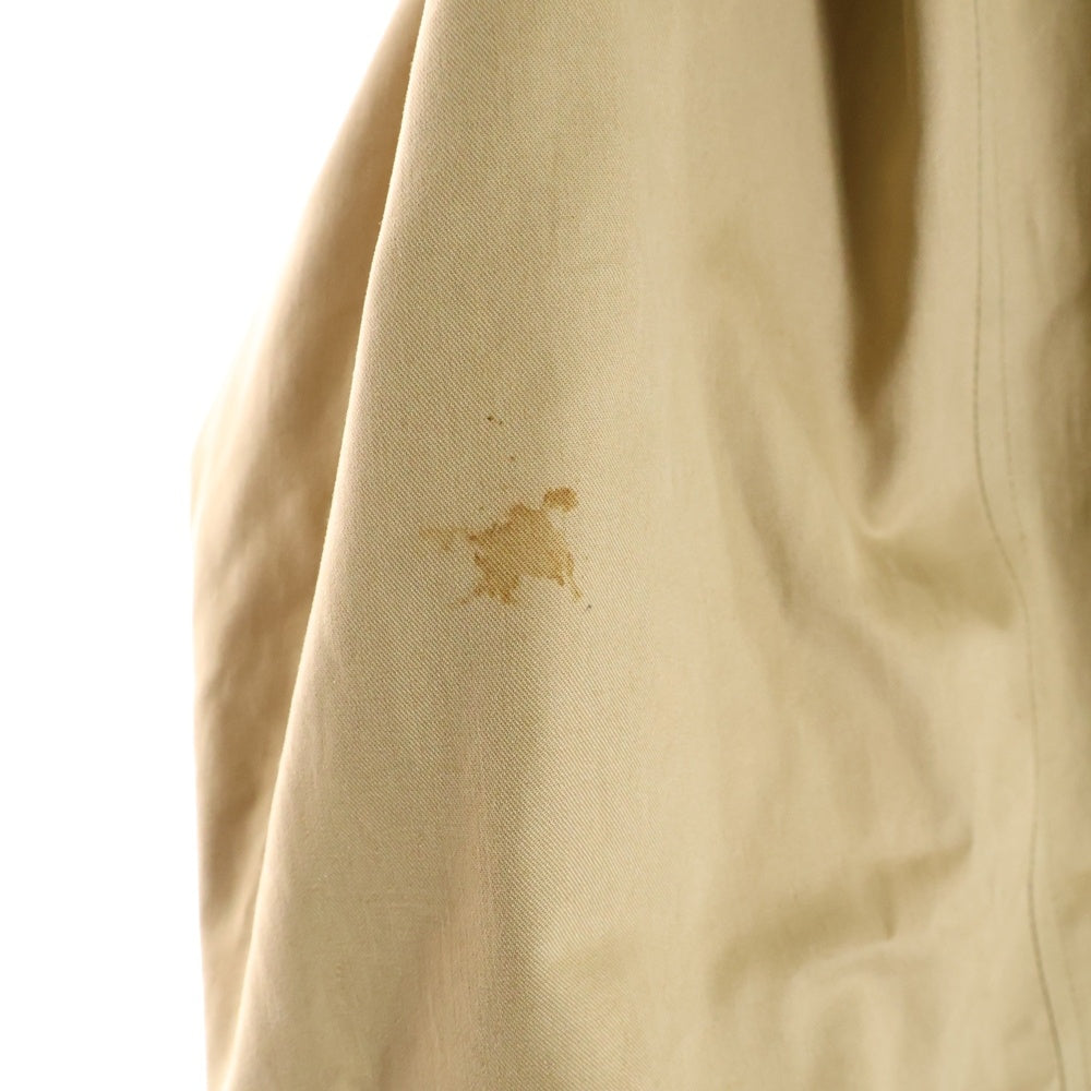 BURBERRYS(バーバリーズ) 裏地ノバチェック総柄 コットン ラグランスリーブ ステンカラーコート ベージュ