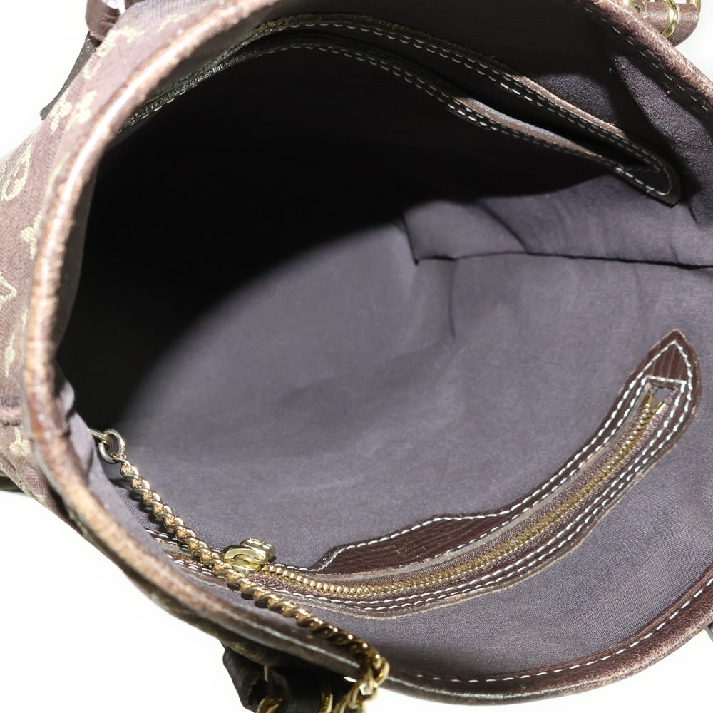 LOUIS VUITTON(ルイヴィトン) ミニ ラン バケットPM モノグラム キャンバス レザー ハンド バッグ ゴールド金具 ブラウン M95226