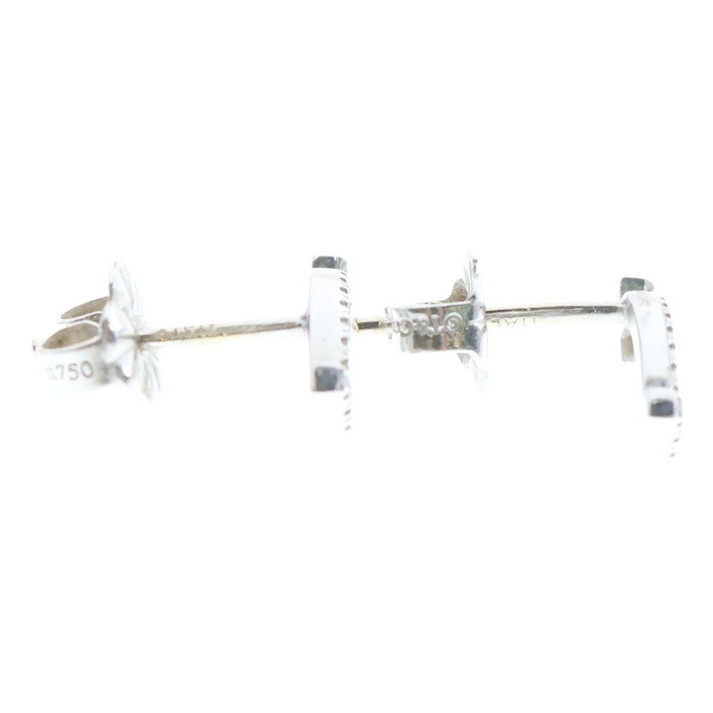 TIFFANY&Co(ティファニー) Tスマイル ダイヤ ピアス イヤーアクセサリー シルバー Au750WG 1.6g