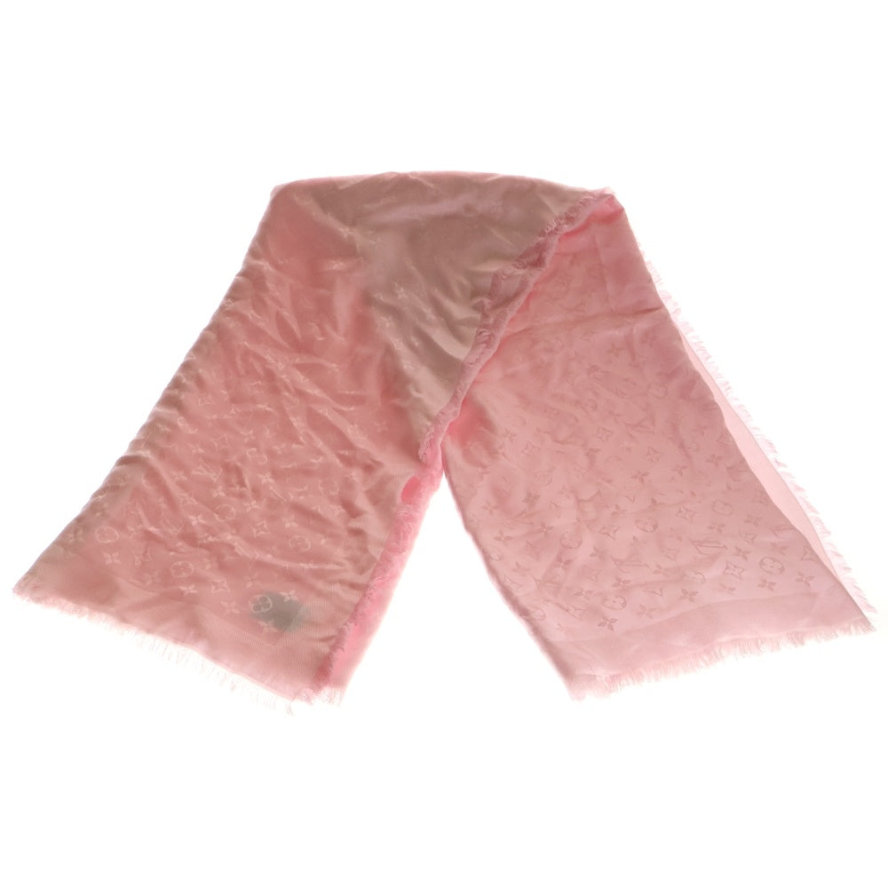 LOUIS VUITTON(ルイヴィトン) ショールモノグラム ストール ローズクレール シルク×ウール ピンク M76632