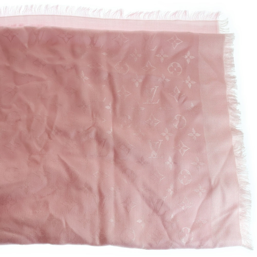 LOUIS VUITTON(ルイヴィトン) ショールモノグラム ストール ローズクレール シルク×ウール ピンク M76632