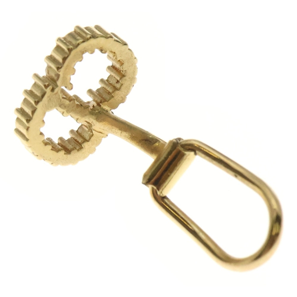 Christian Dior(クリスチャンディオール) CLAIR D LUNE CDロゴ クリップ イヤリング ゴールド GP