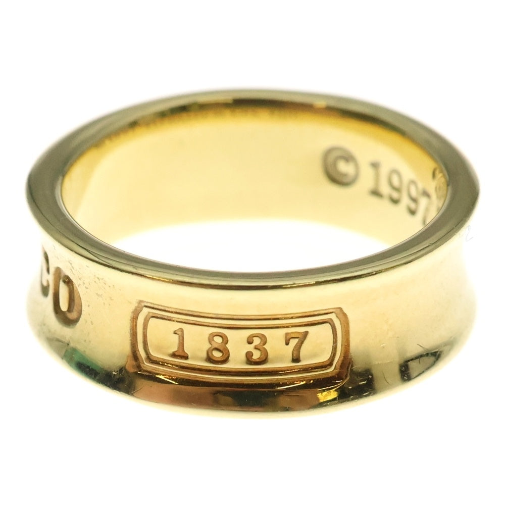 TIFFANY&Co(ティファニー) 1837 ナローリング 指輪 K18YG イエローゴールド レディース