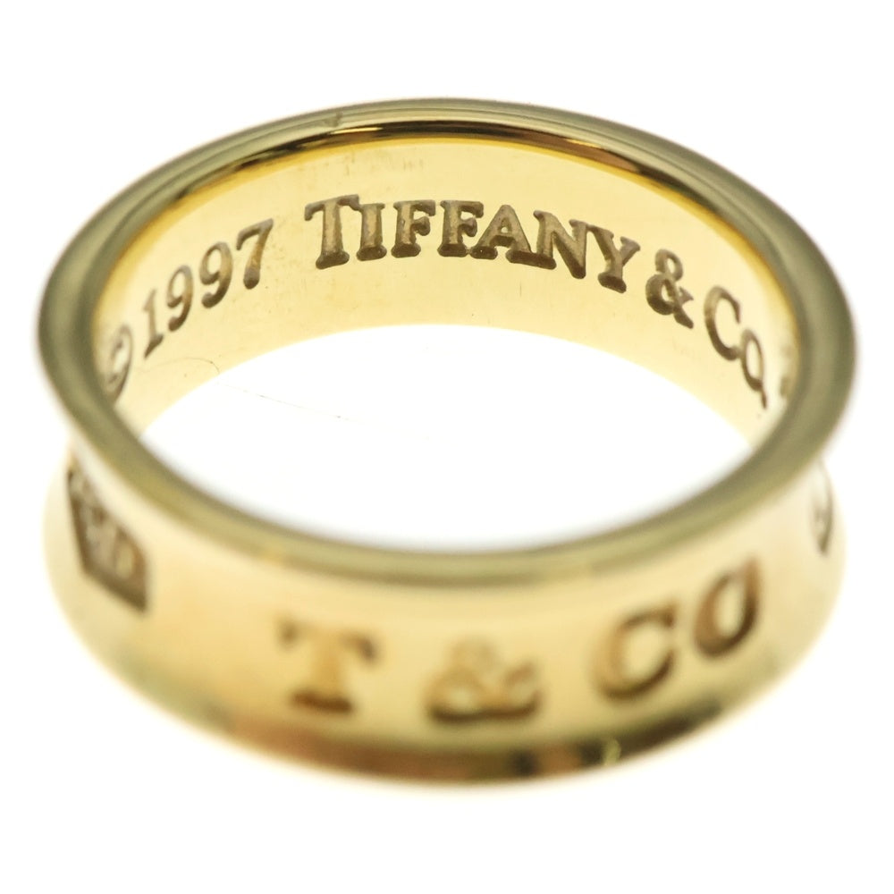 TIFFANY&Co(ティファニー) 1837 ナローリング 指輪 K18YG イエローゴールド レディース