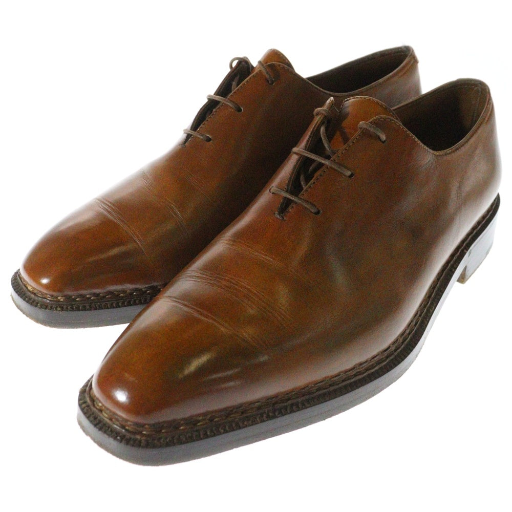 Berluti(ベルルッティ) アレッサンドロ ホールカット レザー レースアップ ドレス ビジネス シューズ ブラウン 349 366