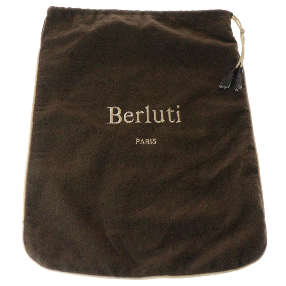 Berluti(ベルルッティ) Uチップ レザー レースアップ チャッカブーツ ハイカットシューズ ブラウン 032 366
