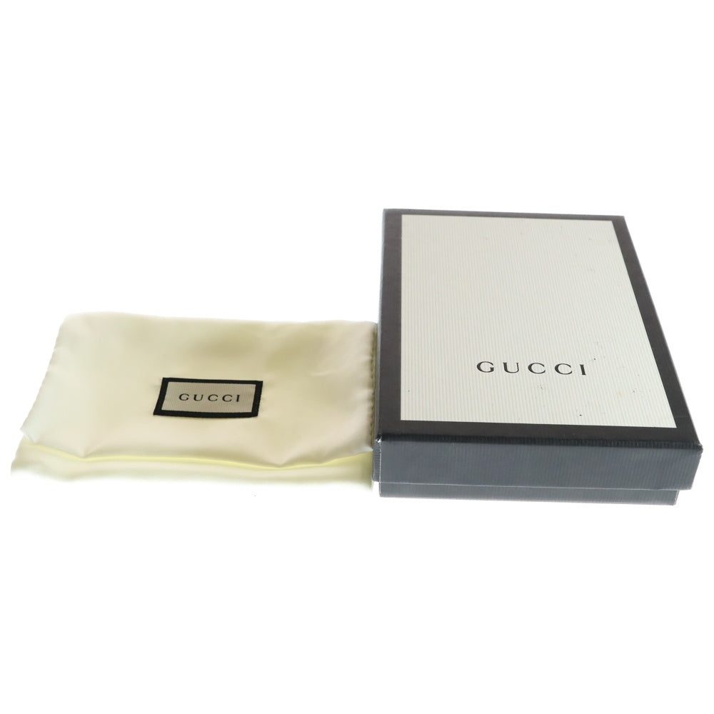 GUCCI(グッチ) GGマーモント レザー 6連キーケース キーホルダー ゴールド金具 レッド 456118