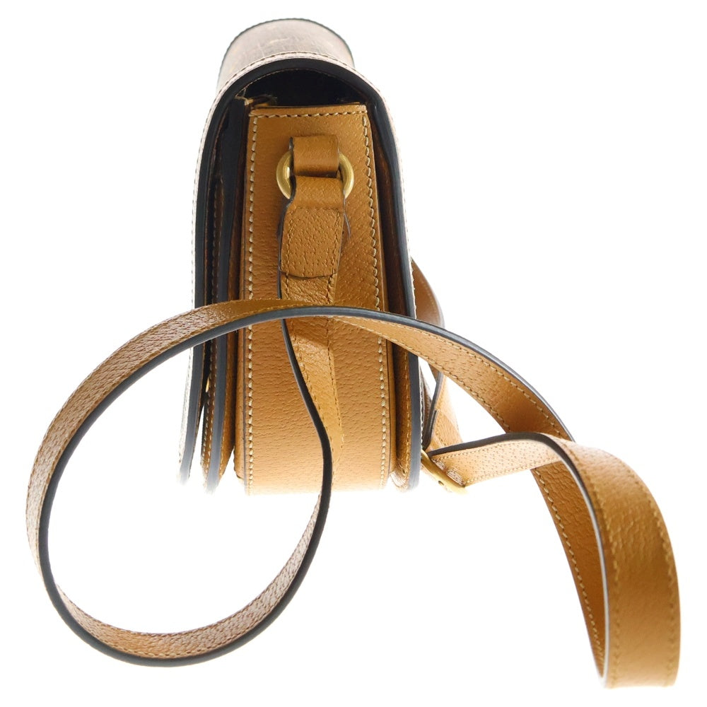 GUCCI(グッチ) ディズニーコラボ マイクロGG ショルダーバッグ ベージュ ブラウン PVC×レザー 602694