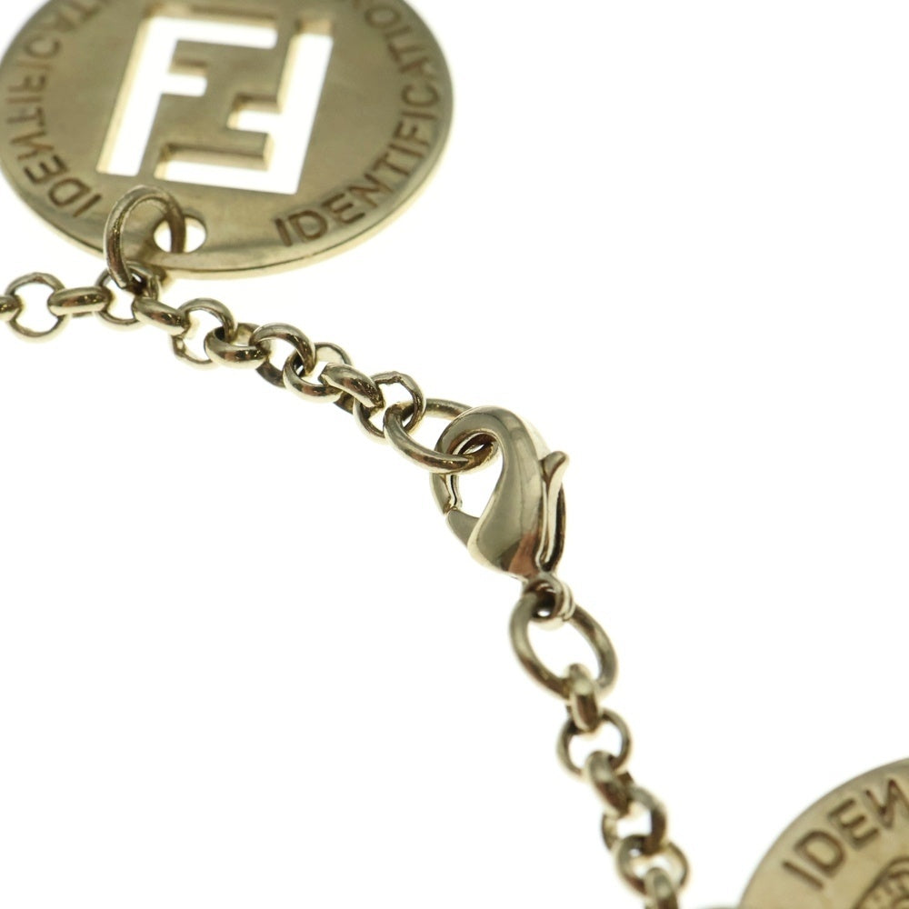 FENDI(フェンディ) メダル コイン ブレスレット チェーン ゴールド GP