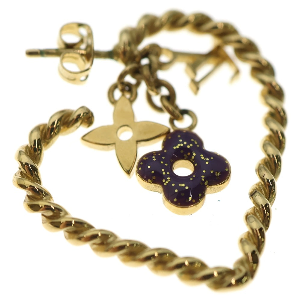 LOUIS VUITTON(ルイヴィトン) ブークルドレイユ スウィートモノグラムインマイハート ピアス ゴールド M65823