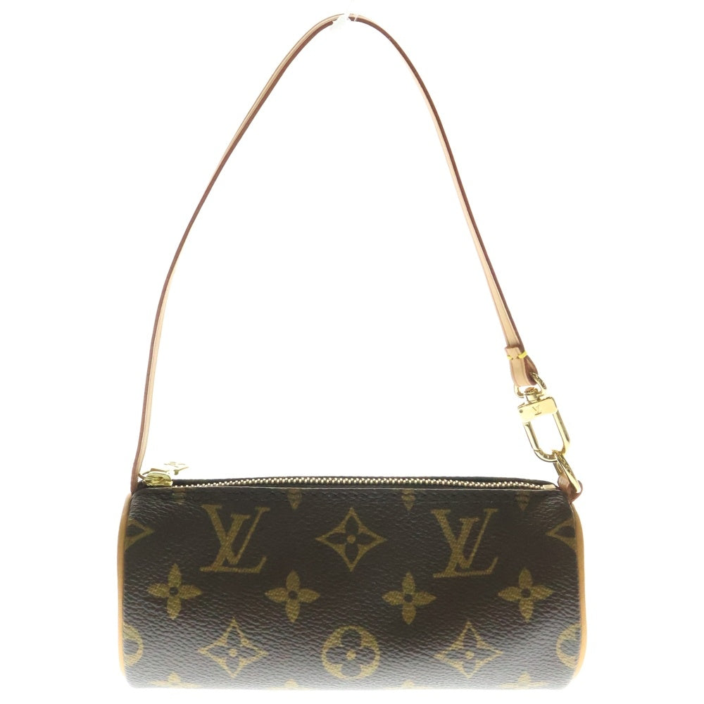 LOUIS VUITTON(ルイヴィトン) パピヨン30 モノグラム PVC レザー ハンドバッグ ゴールド金具 ブラウン M51385
