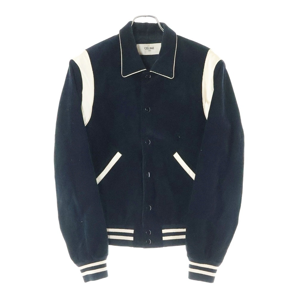 CELINE(セリーヌ) 19AW テディ コーデュロイ スナップボタン ジャケット ブルゾン ブラック 2V191824D