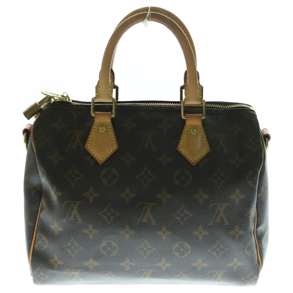 LOUIS VUITTON(ルイヴィトン) モノグラム スピーディバンドリエール25 2WAY レザーハンドバッグ ショルダーバッグ ブラウン レディース M41113
