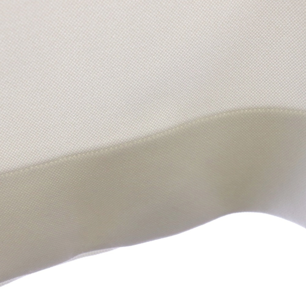 MARK&LONA(マークアンドロナ) スカル エンボスロゴ プリント クルーネック ラグランスリーブ プルオーバースウェットトレーナー ホワイト ML-18S-C51K-K