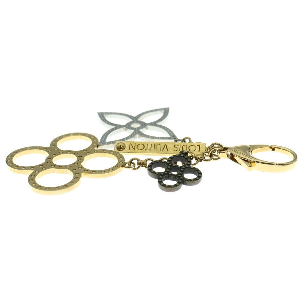 LOUIS VUITTON(ルイヴィトン) ビジューサック タパージ モノグラム フラワー ゴールド×シルバー チャーム M65090