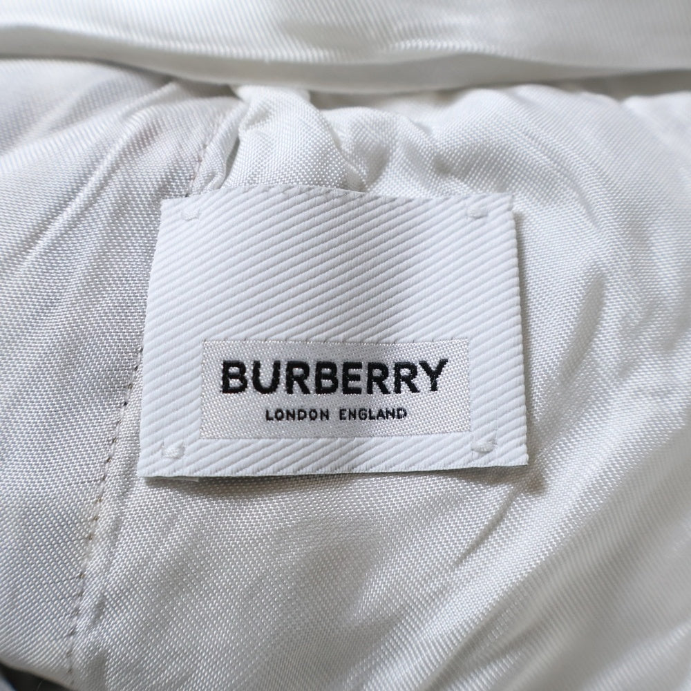 BURBERRY(バーバリー) サイドラインノバチェックスラックスパンツ 8016903 ベージュ