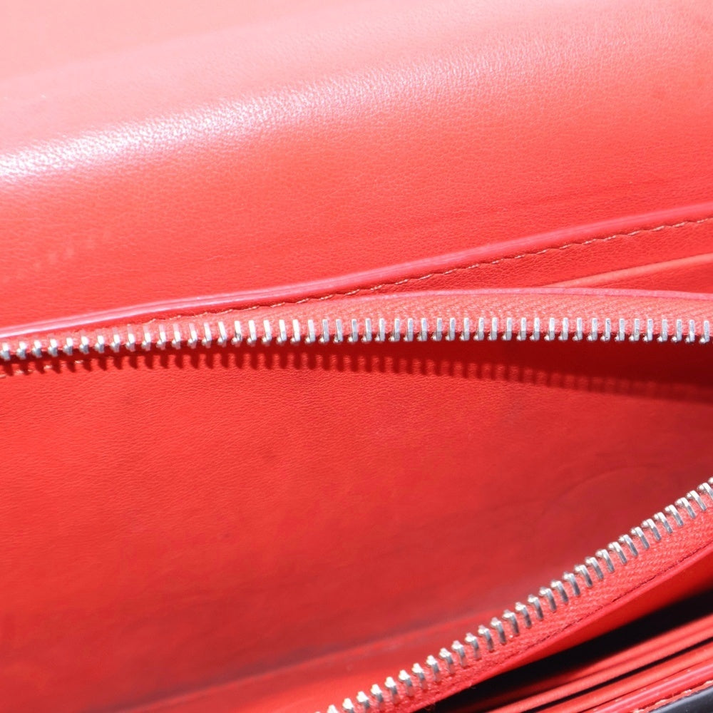 CELINE(セリーヌ) ラージフラップ マルチファンクション 二つ折り財布 ロングウォレット 長財布 ベージュ レザー