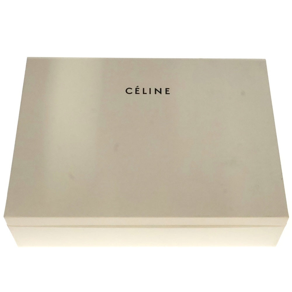 CELINE(セリーヌ) ラージフラップ マルチファンクション 二つ折り財布 ロングウォレット 長財布 ベージュ レザー