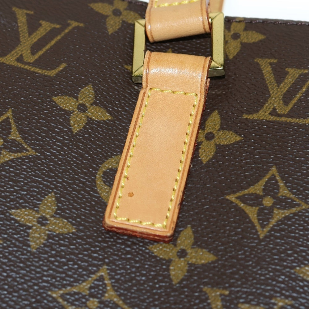 LOUIS VUITTON(ルイヴィトン) モノグラム ルコ トートバッグ ハンドバッグ ブラウン ゴールド金具 レザー×PVC M51155