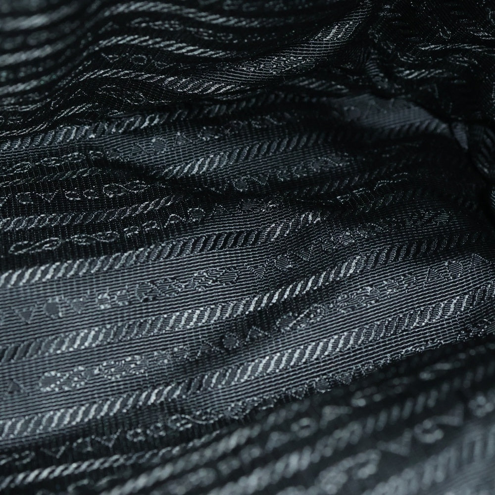 PRADA(プラダ) リュックサック バックパック レオパード ブラック テスート ナイロン 1BZ811