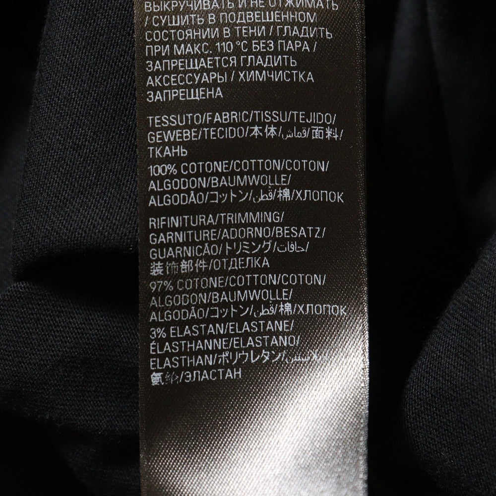 BALENCIAGA(バレンシアガ) TO MY LOVE HAPPY VALENTINE TEE トゥマイラブ ハッピーバレンタイン CD ダメージ加工クルーネック半袖Tシャツ カットソー ブラック 764235 TQVE5