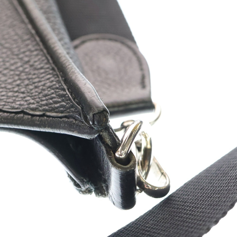 HERMES(エルメス) エヴリン1 トロワPM トリヨンクレマンス パンチングロゴレザーショルダーバッグ ブラック SV金具 □D刻印 レディース