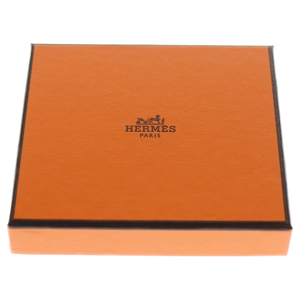 HERMES(エルメス) コインケース ルヴァンキャトル 小物入れ ブラック シルバー金具B刻印