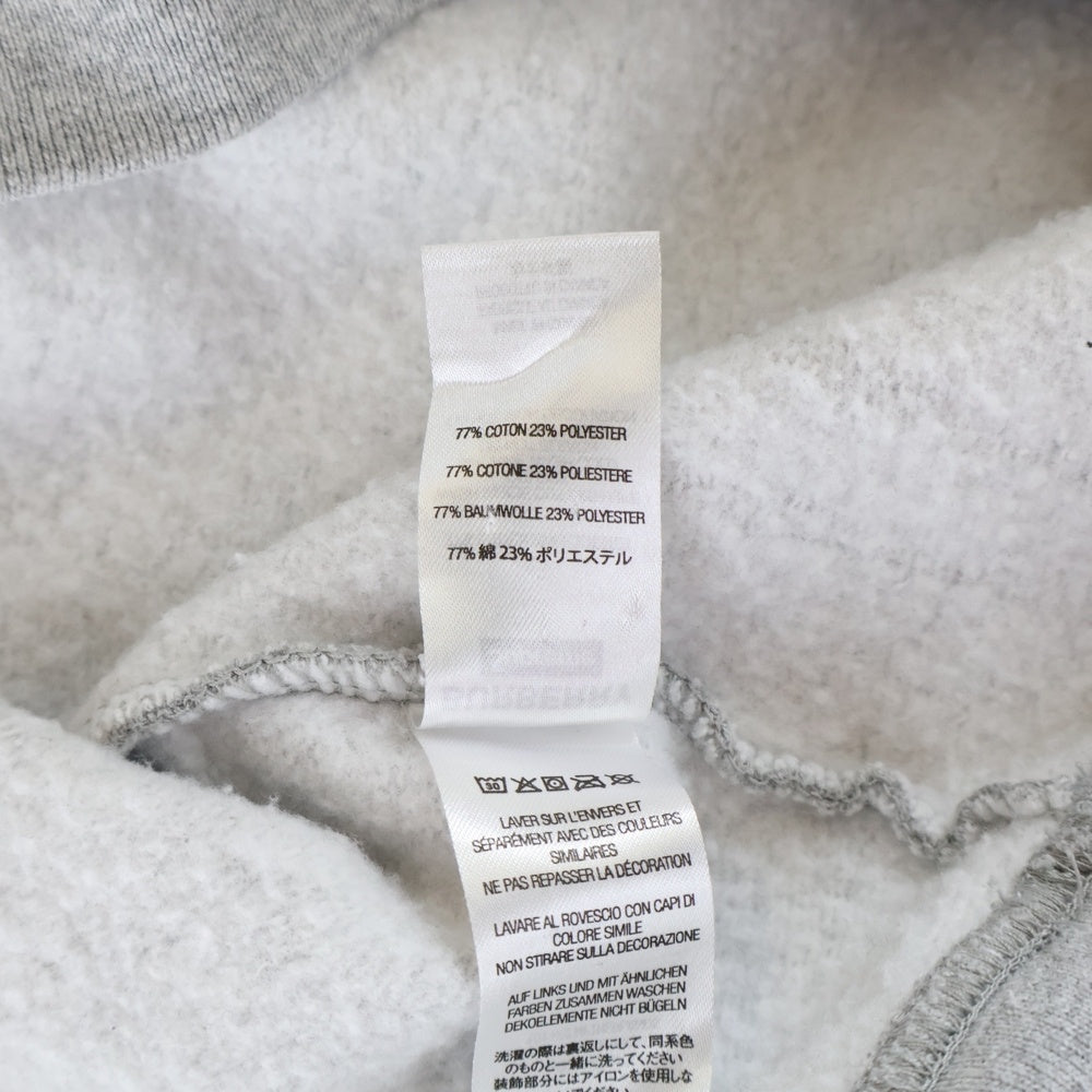 SUPREME(シュプリーム) 22SS ×BURBERRY Box Logo Hooded Sweatshirts バーバリー ノバチェック柄ボックスロゴプリント プルオーバースウェットパーカー フーディー グレー