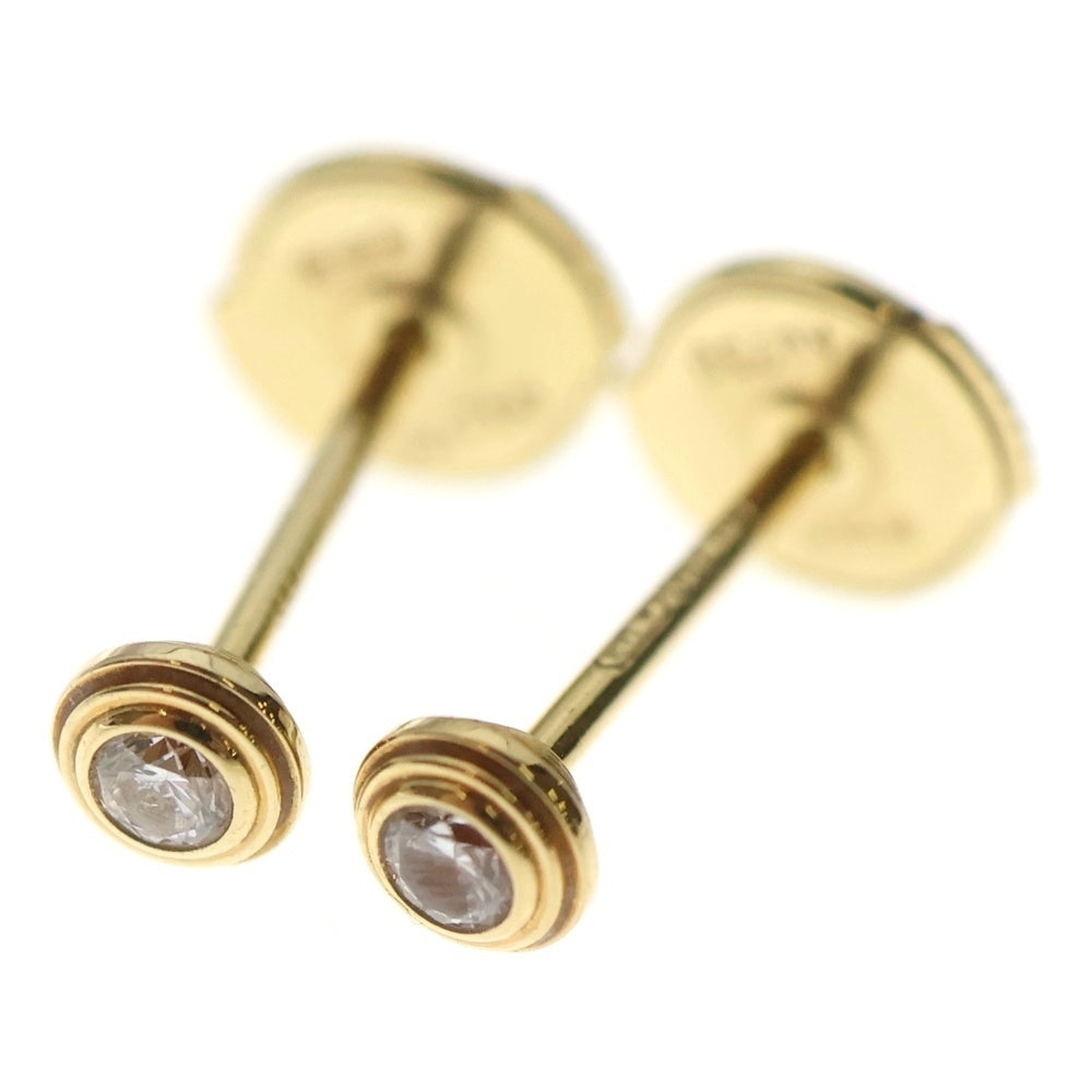 Cartier(カルティエ) ダムール XS 1Pダイヤ ピアス Au750 K18 YG