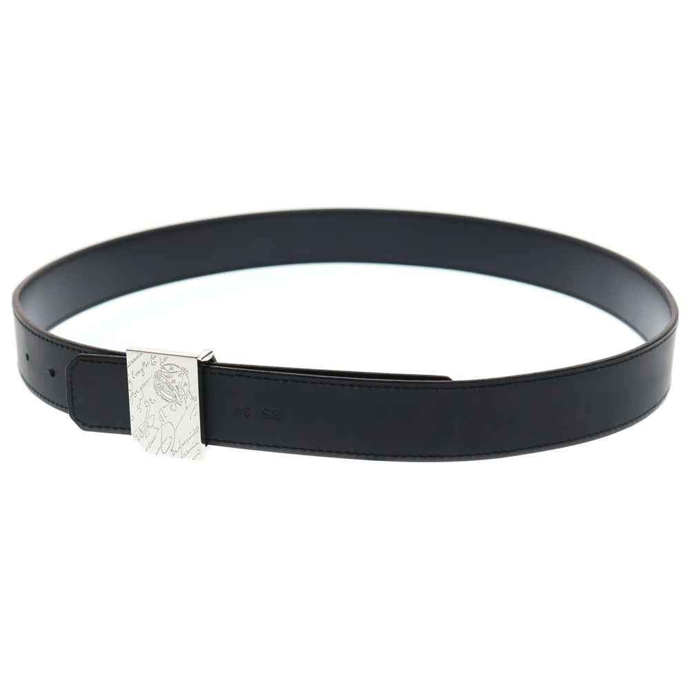 Berluti(ベルルッティ) カリグラフィ ベルト ブラック レザー 85/34