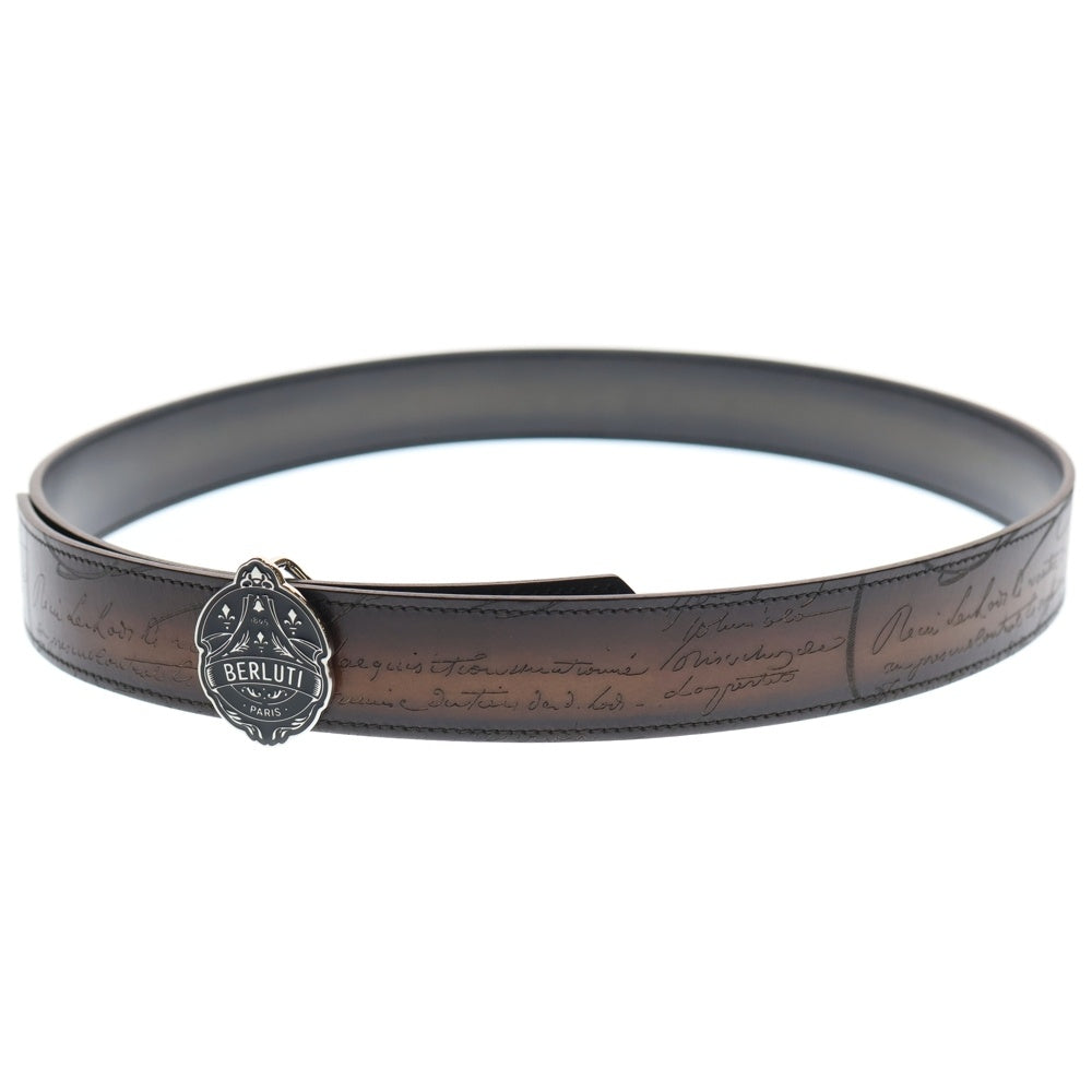 Berluti(ベルルッティ) クレストバックル カリグラフィー ベルト