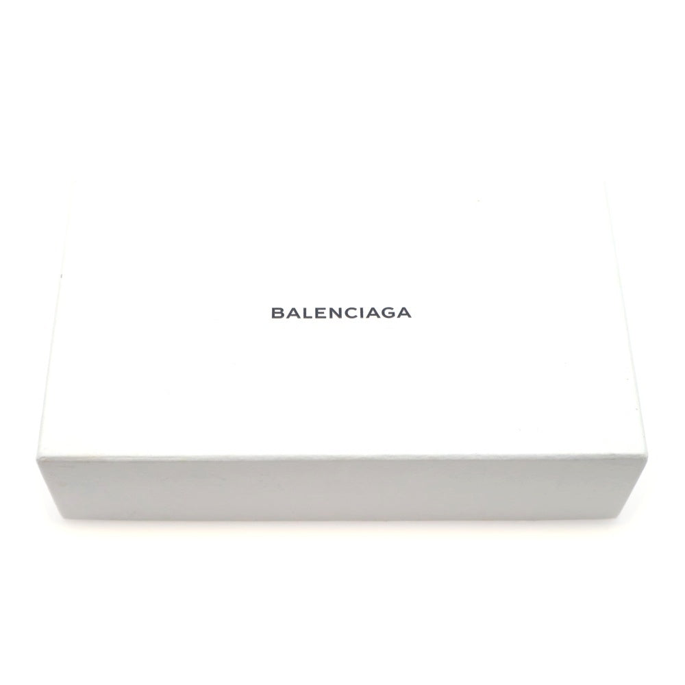 BALENCIAGA(バレンシアガ) エッセンシャル ラウンドジップ 長財布 ブルー レザー 392124
