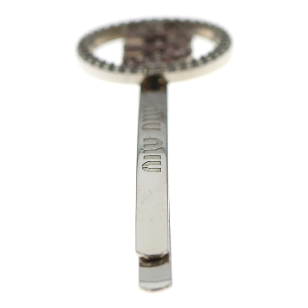 miumiu(ミュウミュウ) ラインストーン ヘアクリップ ヘアアクセサリー レディース