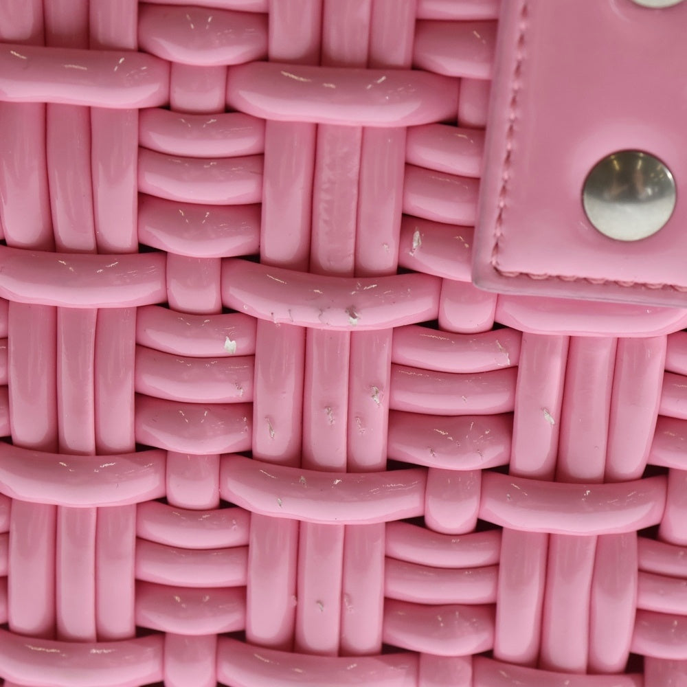 BALENCIAGA(バレンシアガ) ビストロXXS 2wayハンドバッグ ショルダーバッグ ピンク パテントレザー 678028 レディース