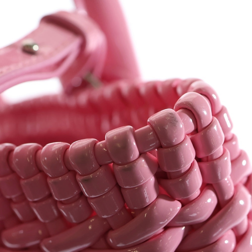 BALENCIAGA(バレンシアガ) ビストロXXS 2wayハンドバッグ ショルダーバッグ ピンク パテントレザー 678028 レディース