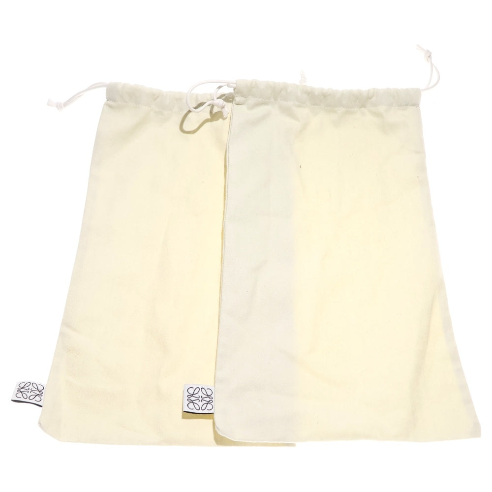 LOEWE(ロエベ) FLOW RUNNER フローランナー スエードレザー ナイロン アナグラムロゴ レースアップ ローカットシューズ スニーカー ホワイト レディース 590920